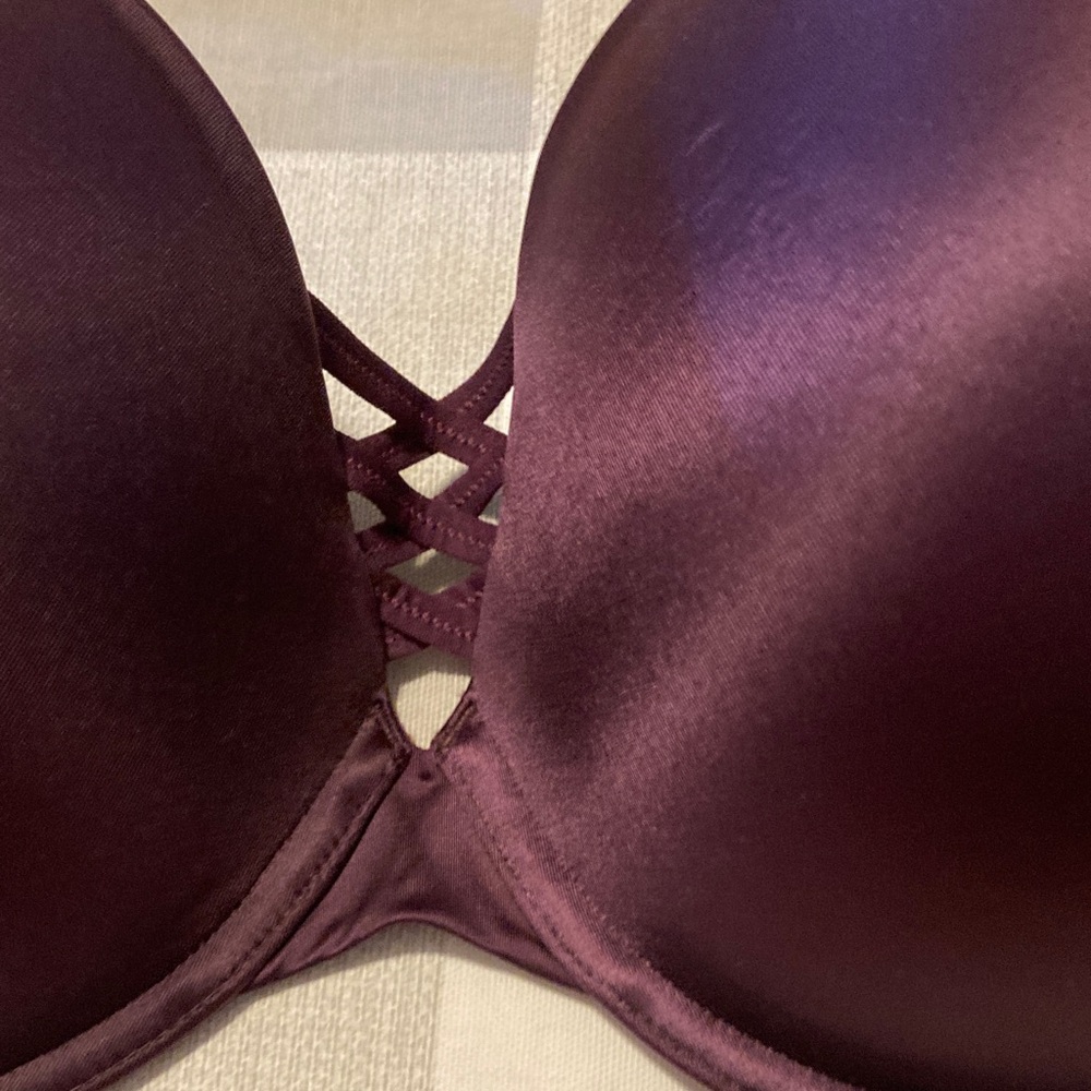 Torrid XO Plunge Purple Women's Bra - Picture 3 of 7